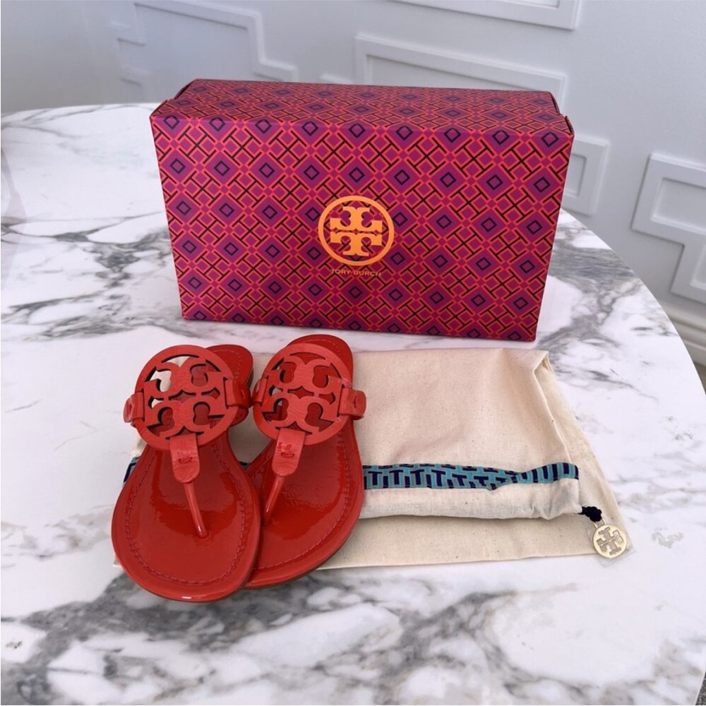 NWT - Tory Burch Miller Sandal - Bright Samba Sz 6 - Picture 7 of 7